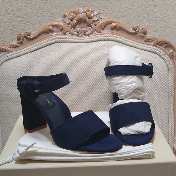 Marion Parke Lora Heeled Slide Sandal - Picture 2 of 11